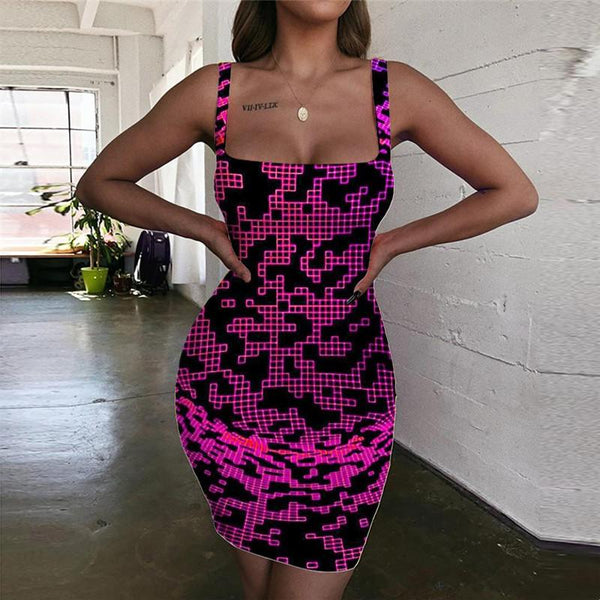 
Flame Dresses Women Couple 3d Print Novel Ladies Dresses Womens Clothing Party
                