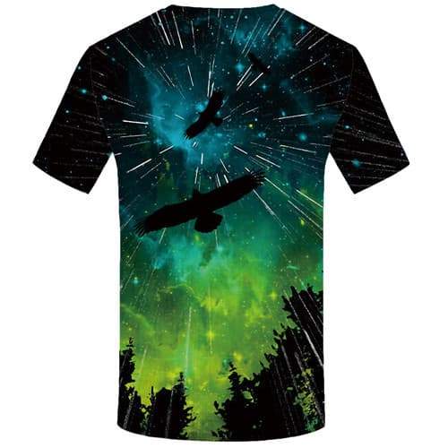 
Galaxy Space T shirts Men Forest Tshirt Printed Bird T-shirts 3d Animal Tshirts Casual Short Sleeve Hip hop Men/women New Style - KYKU
                