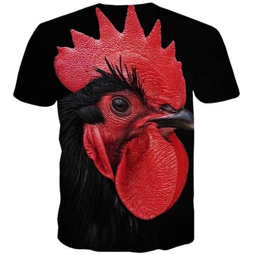 
Cock T shirts Men Chicken Tshirts Novelty Animal Tshirt Printed Black T-shirts Graphic Harajuku Tshirts Cool Short Sleeve - KYKU
                