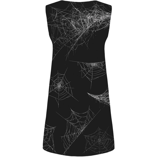 
Spider Web Dress Women Black Korean Style Gothic Sexy Womens Clothing Tassel
                