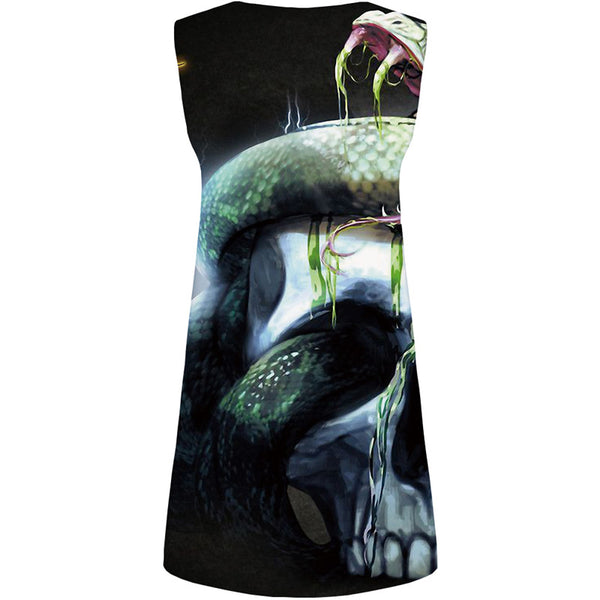 
Snake Dress Women Animal Beach Skull Office Gothic Ladies Dresses Novel Boho Womens Clothing Tassel
                