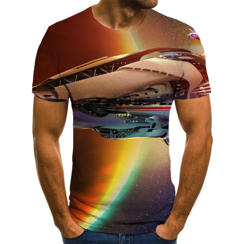 tshirt Airship tee shirt air ship flying ship men art costume Casual