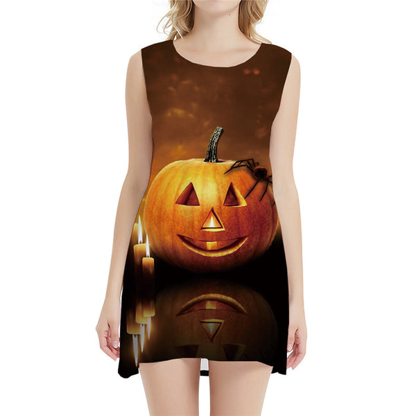 Halloween Dress Women Pumpkin Party Evening Beach Cosplay Sexy Harajuku Office Womens Clothing Elegant