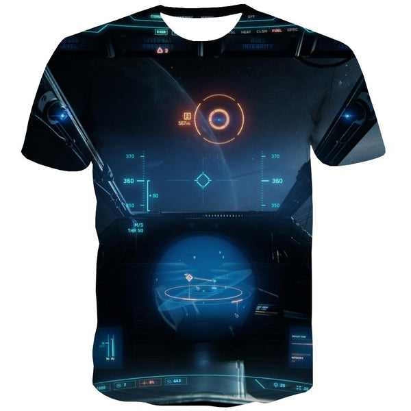 
shirt Airship air ship Print clothes art costume Cool men flying ship
                