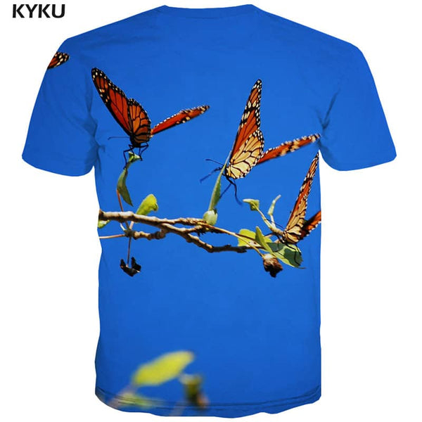 
insect shirt Print clothes plant art costume Cool beautiful men
                