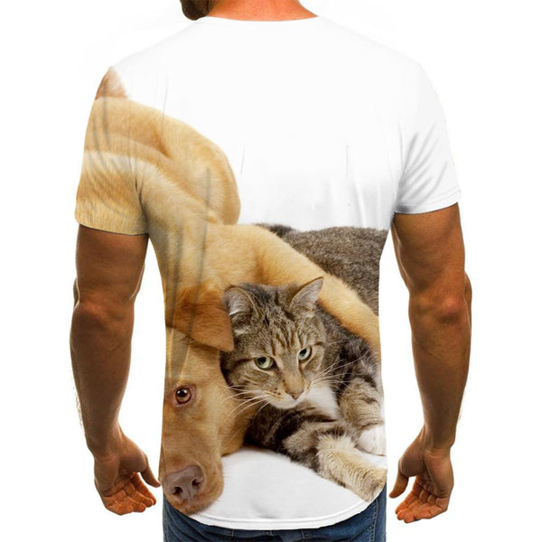 
tshirt animalshirt tee docile petsmen cat and dog art costume Cool
                