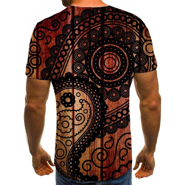 
Irregular geometric pattern shirt special texture Casual man art costume different Cool
                