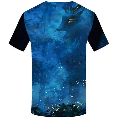 
Deer T-shirt Men Forest T shirts Funny Animal Tshirt Printed Harajuku Tshirts Casual Abstract Tshirts Cool Short Sleeve Fashion - KYKU
                