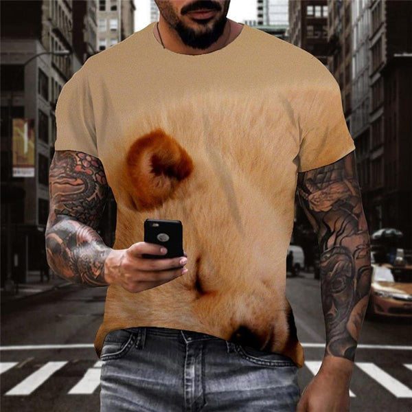 
dog t shirts Puppy Cute animal top tee art costume big Smart dogs Cool men's
                