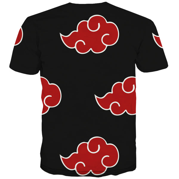
Anime T shirt  3d Print T-shirt Red Cloud Graphic T-Shirt
                
