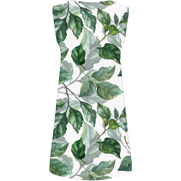 
Leaf Dress Women White Office Abstract Sexy Art Boho Harajuku Party Womens Clothing Tassel
                