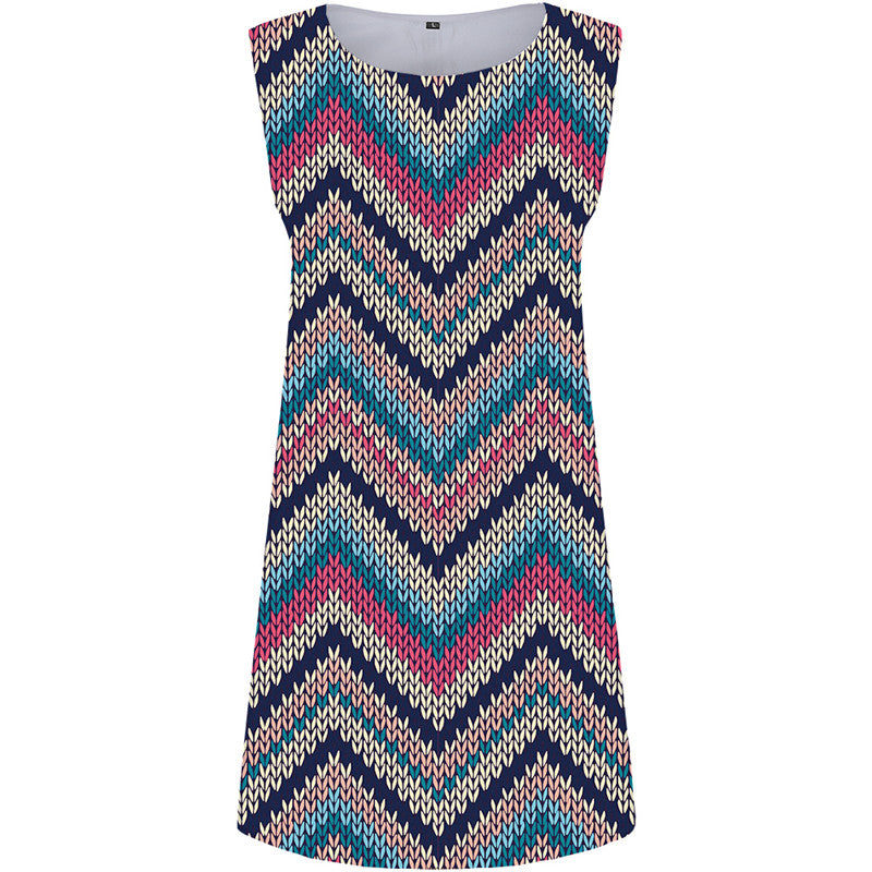 Plaid Dress Women Stripes Office Retro 3d Print Colorful Short Psychedelic Sundress Womens Clothing Casual