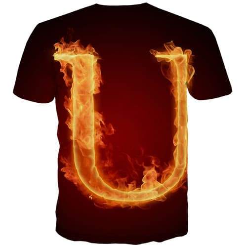 
Flame T shirts Men Black Tshirt Printed Fire Tshirts Cool Letter T shirts Funny Gothic Tshirt Anime Short Sleeve Punk Rock - KYKU
                