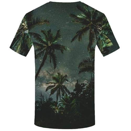 
Coconut Tree T-shirt Men Forest T-shirts Graphic Galaxy Space Tshirts Cool Harajuku T shirts Funny Green Tshirt Printed - KYKU
                