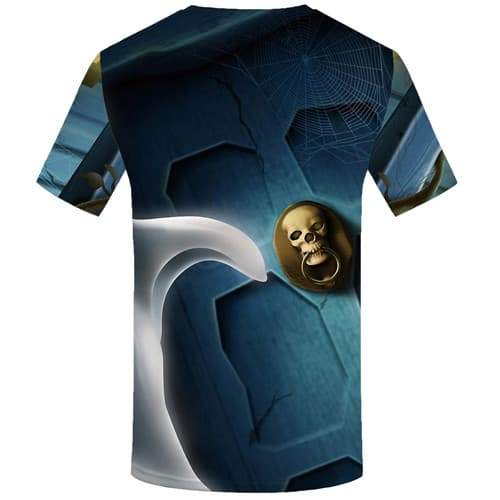 
Skull T-shirt Men Halloween Tshirt Anime Spider Web Shirt Print Gothic T-shirts Graphic Harajuku Tshirts Novelty Short Sleeve - KYKU
                