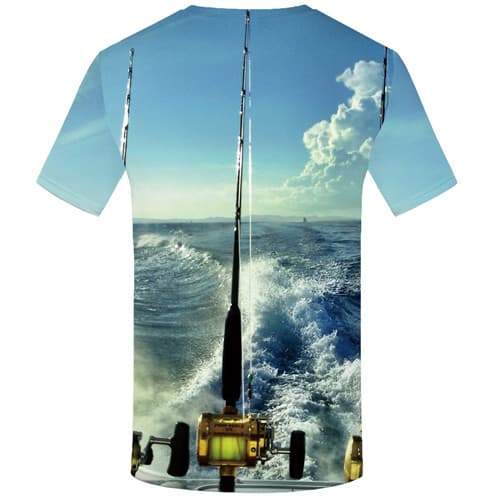 
Fish T shirts Men Tracksuits T-shirts Graphic Wave Tshirt Printed Fisherman T shirts Funny Fishing Tshirts Cool Short Sleeve - KYKU
                
