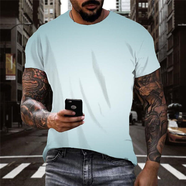 
Gray blue gradient texture shirts special texture top tee different Cool man art costume
                