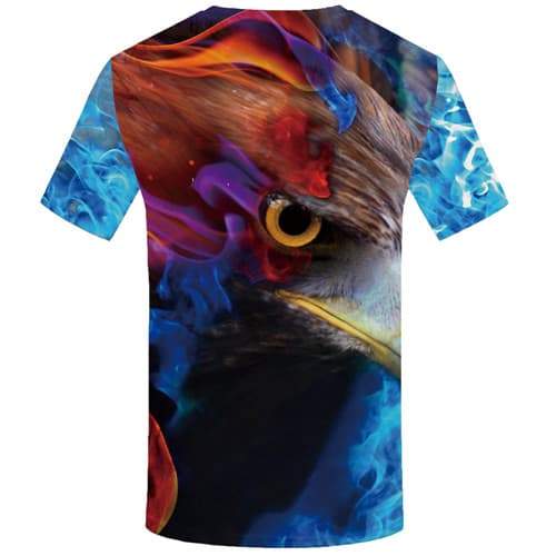 
Eagle T shirts Men Animal Shirt Print Colorful Tshirt Anime Flame T shirts Funny Art T-shirts 3d Short Sleeve summer Mens - KYKU
                