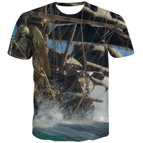 Metal T shirts Men Anime Costume Tshirt Printed Cartoon Tshirt Anime Street Tshirts Casual Hip Hop T shirts Funny Short Sleeve - KYKU