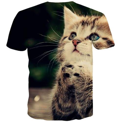 
Cat T shirts Men Animal Tshirts Cool Lovely Tshirts Novelty Funny T-shirts 3d Street Tshirt Printed Short Sleeve Fashion Unisex - KYKU
                