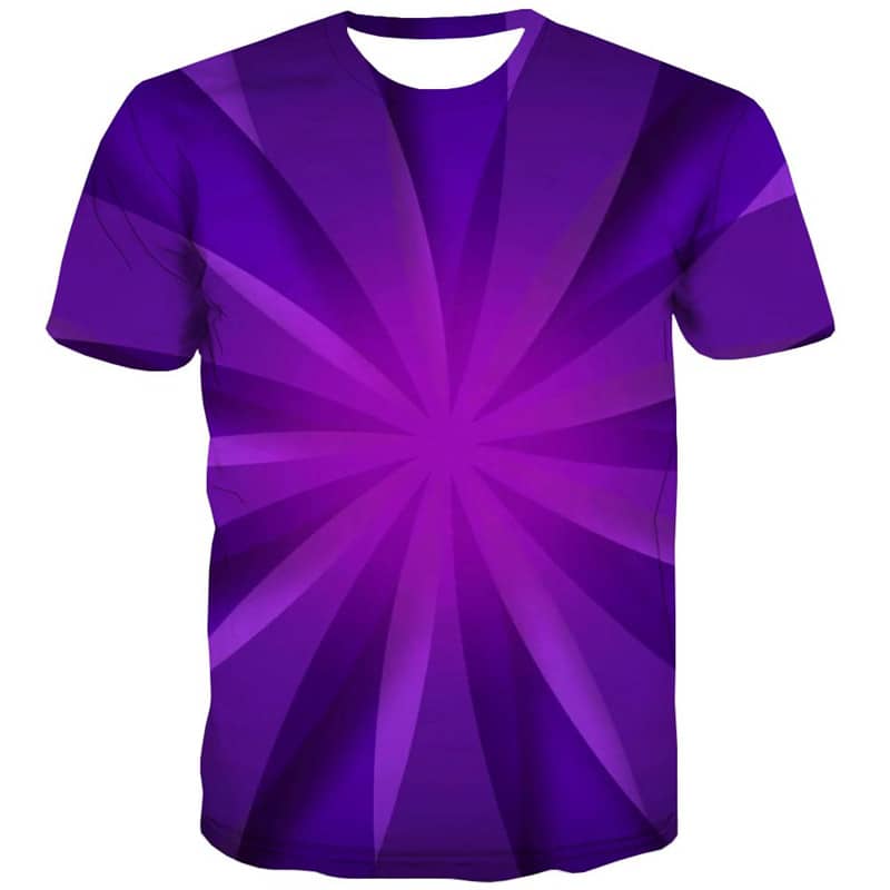 tshirt abstract  personality Hip hop tshirt 3D  art costume man fun geometric colorful art Cool