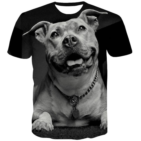 
dog t shirts Cool Puppy Cute animal male art costume Cool big Smart dogs
                