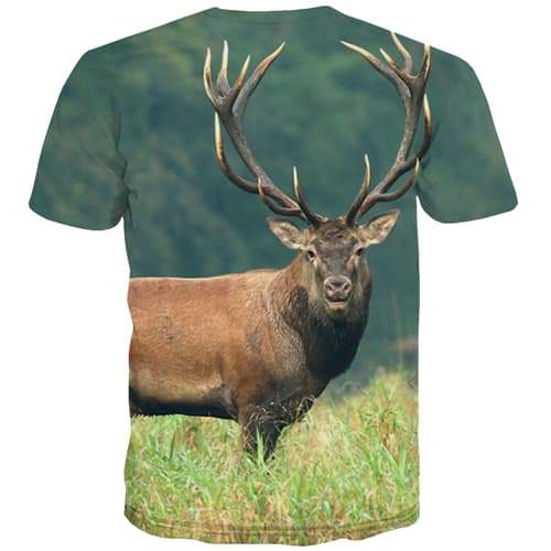 
Animal T shirts Men Elk T-shirts 3d Christmas T shirts Funny Harajuku Tshirt Printed Hip Hop Tshirt Anime Short Sleeve Fashion - KYKU
                