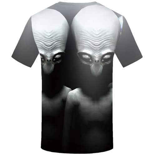
Alien T-shirt Men Gray T-shirts Graphic Gothic Tshirts Casual Cosplay Tshirts Novelty Short Sleeve Hip hop Mens Tee Slim Sport - KYKU
                