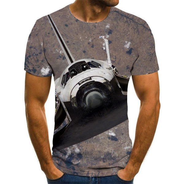 Airship shirt Cool air ship Casual art costume flying ship men