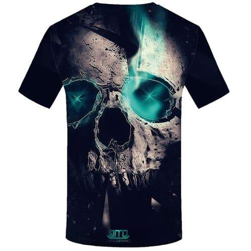 
Skull T-shirt Men Skeleton Tshirt Anime Aurora T-shirts 3d Black Tshirts Casual Geometric Tshirt Printed Short Sleeve T shirts - KYKU
                