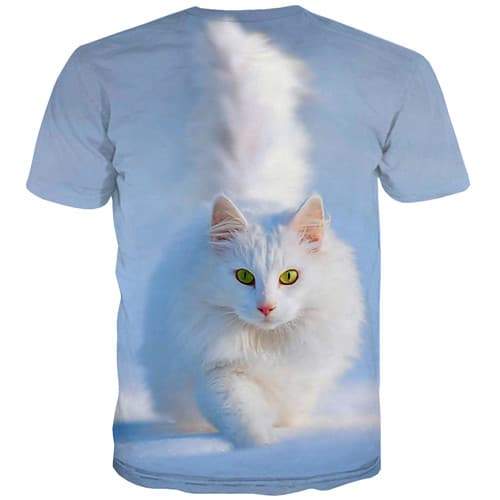 
Cat T-shirt Men Animal T-shirts 3d White T-shirts Graphic Lovely Tshirts Novelty Harajuku Tshirts Cool Short Sleeve Hip hop - KYKU
                