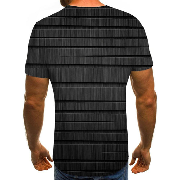 
black irregular texture tshirt special texture top tee men art costume Cool different
                
