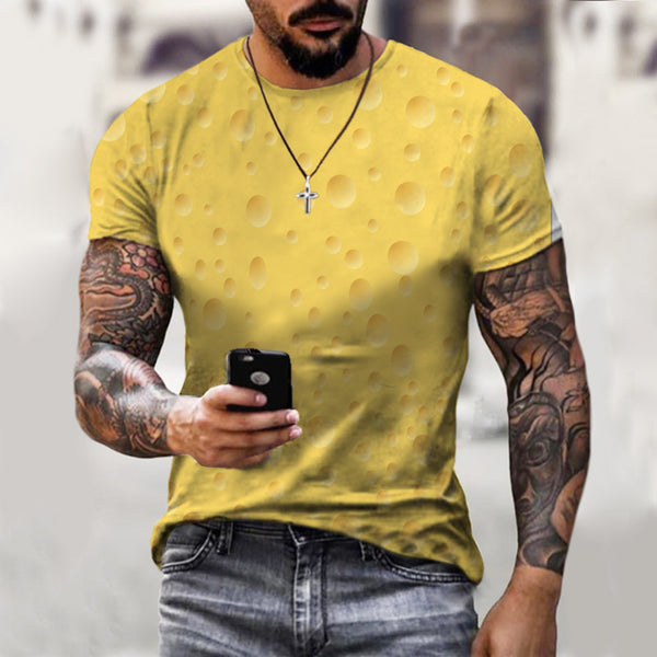 
Anime T shirt  3d Print T-shirt cheese Sponge Graphic T-Shirt
                