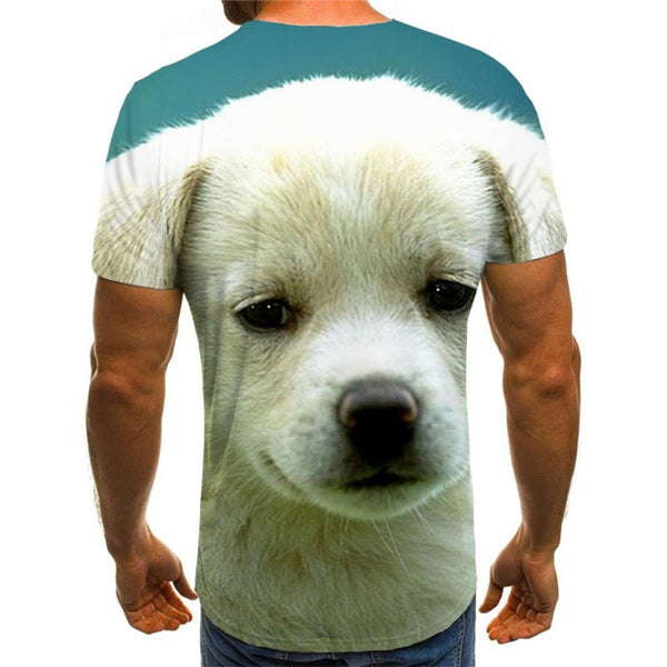 
shirts Little White dog shirt tee Puppy Cute Pets art costume Casual man big Smart dogs
                