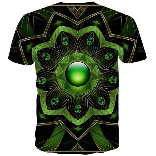
Psychedelic T shirts Men Metal Tshirt Anime Geometric T-shirts Graphic Green Tshirt Printed Gothic Tshirts Casual Short Sleeve - KYKU
                
