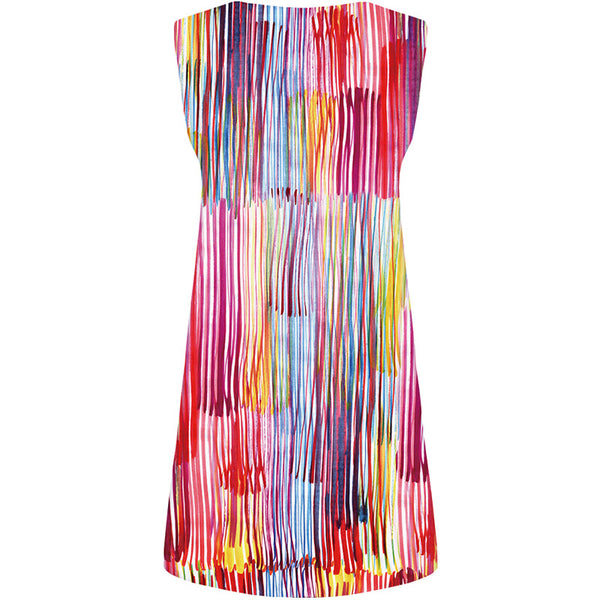 
Rainbow Dress Women Graffiti Party Colorful Korean Style Abstract 3d Print Vintage Vestido Sexy Womens Clothing Tassel
                