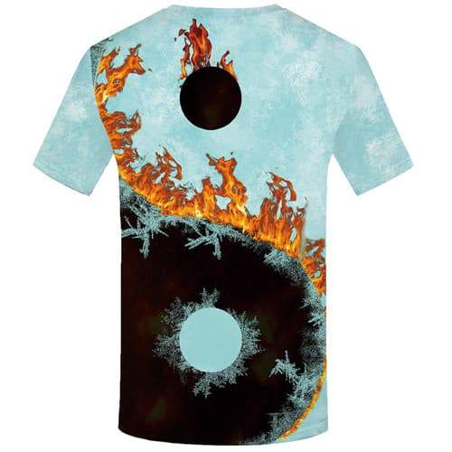
Yinyang T-shirt Men Gossip Tshirts Novelty Flame Tshirts Casual Harajuku T shirts Funny Gothic T-shirts 3d Short Sleeve - KYKU
                