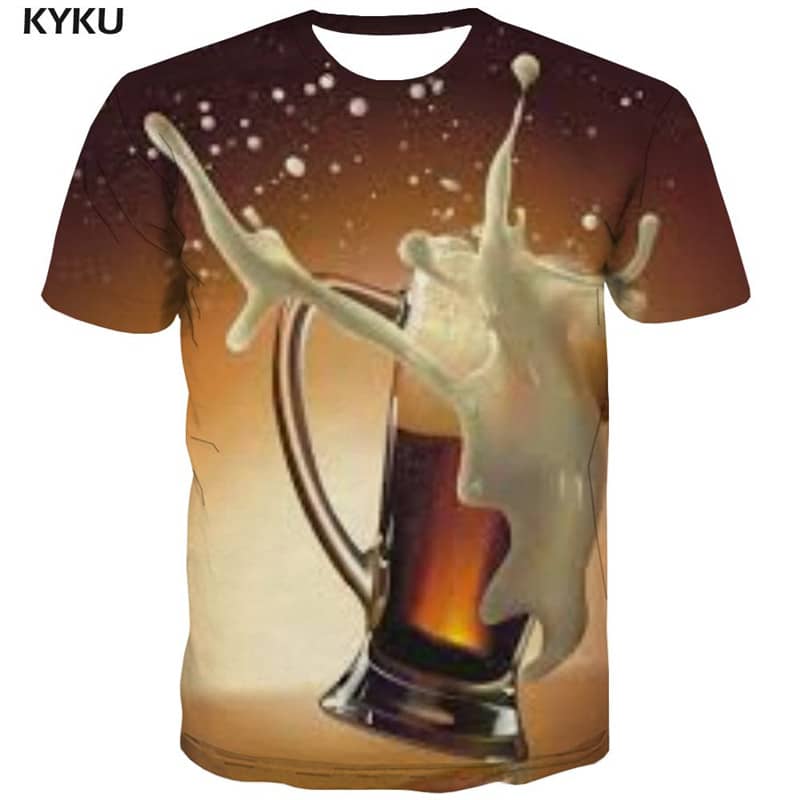 tshirt abstract tee top personality art costume men fun geometric colorful art Cool