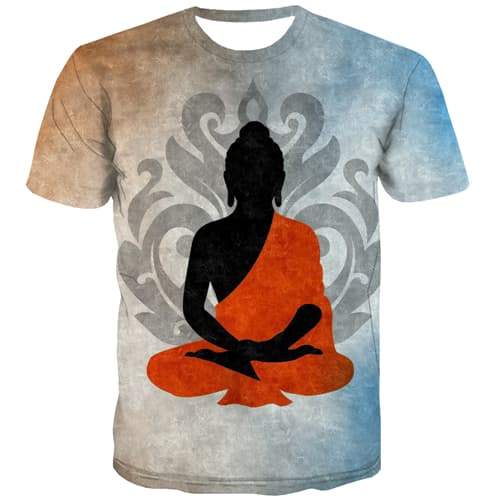 Jesus T-shirt Men Funny Tshirts Novelty Leisure Tshirt Printed Abstract Tshirt Anime Harajuku T-shirts 3d Short Sleeve Punk Rock - KYKU