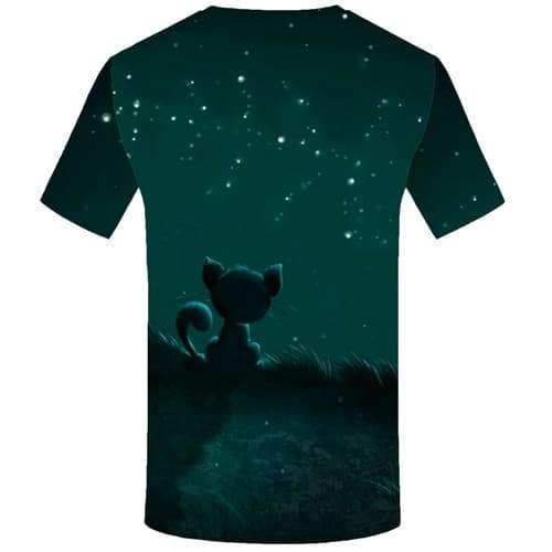 
Cat T shirts Men Space Galaxy Tshirt Anime Animal Tshirt Printed Harajuku T-shirts 3d Mountain Shirt Print Short Sleeve Hip hop - KYKU
                