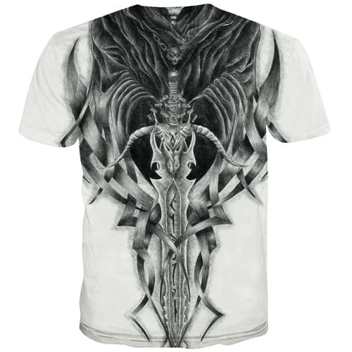 
Reaper T-shirt Men Skull Tshirts Cool Black And White T shirts Funny Punk Tshirt Anime Street Tshirts Casual Short Sleeve - KYKU
                