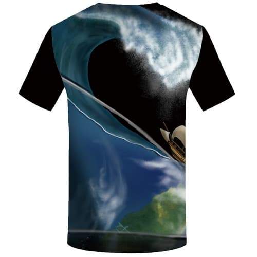 
Wave T shirts Men Galaxy Space Tshirt Anime Earth Tshirts Cool Black T-shirts Graphic Gothic Tshirts Casual Short Sleeve - KYKU
                