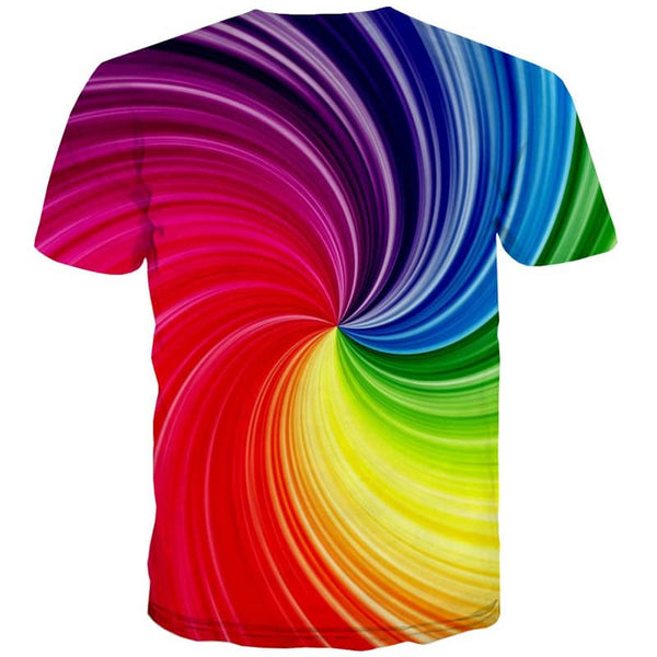 
abstract tshirt  personality tee shirt  fun geometric colorful art men Casual art costume
                