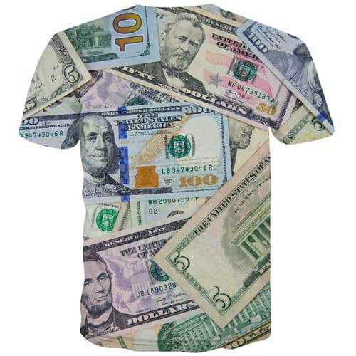
Dollar T shirts Men Money T-shirts 3d Character Tshirt Anime Colorful Tshirts Novelty Harajuku T-shirts Graphic Short Sleeve - KYKU
                