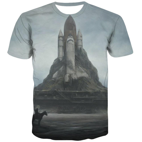 
Airship t shirt air ship t shirt 3D flying ship art costume Cool men
                