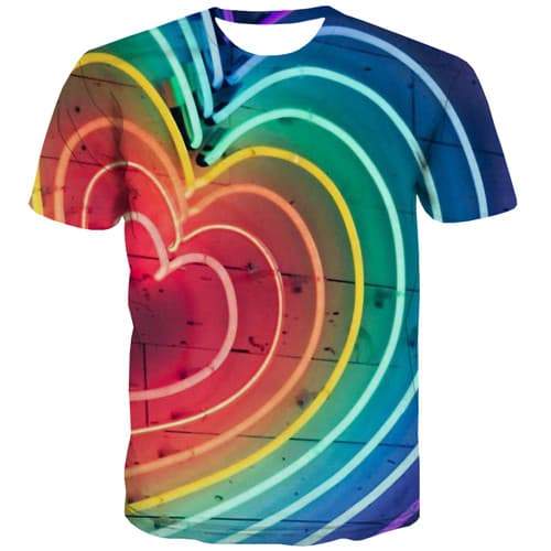 Psychedelic T-shirt Men Geometric T-shirts Graphic Flame T shirts Funny Galaxy Tshirts Novelty Harajuku T-shirts 3d Short Sleeve - KYKU