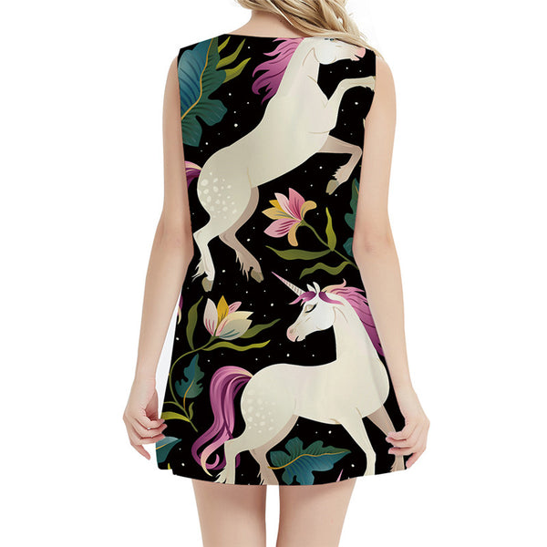 
Unicorn Dress Women Animal Office Flower Tank Galaxy Party Art Sexy Womens Clothing Vintage
                