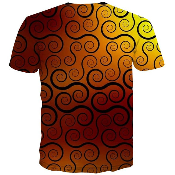 
t shirt abstract  personality Casual shirt 3D  Casual fun geometric colorful art man art costume
                