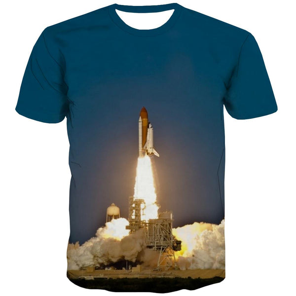 
t shirt Airship air ship Hip hop tshirt 3D Cool flying ship men art costume
                