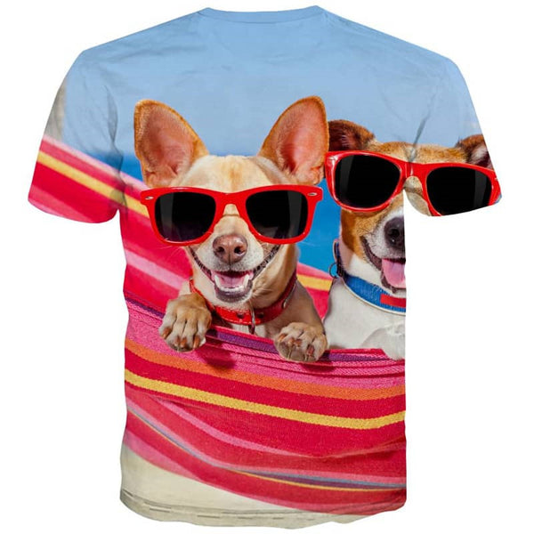 
cute dog shirt clothes happy dog art costume Cool men puppy
                